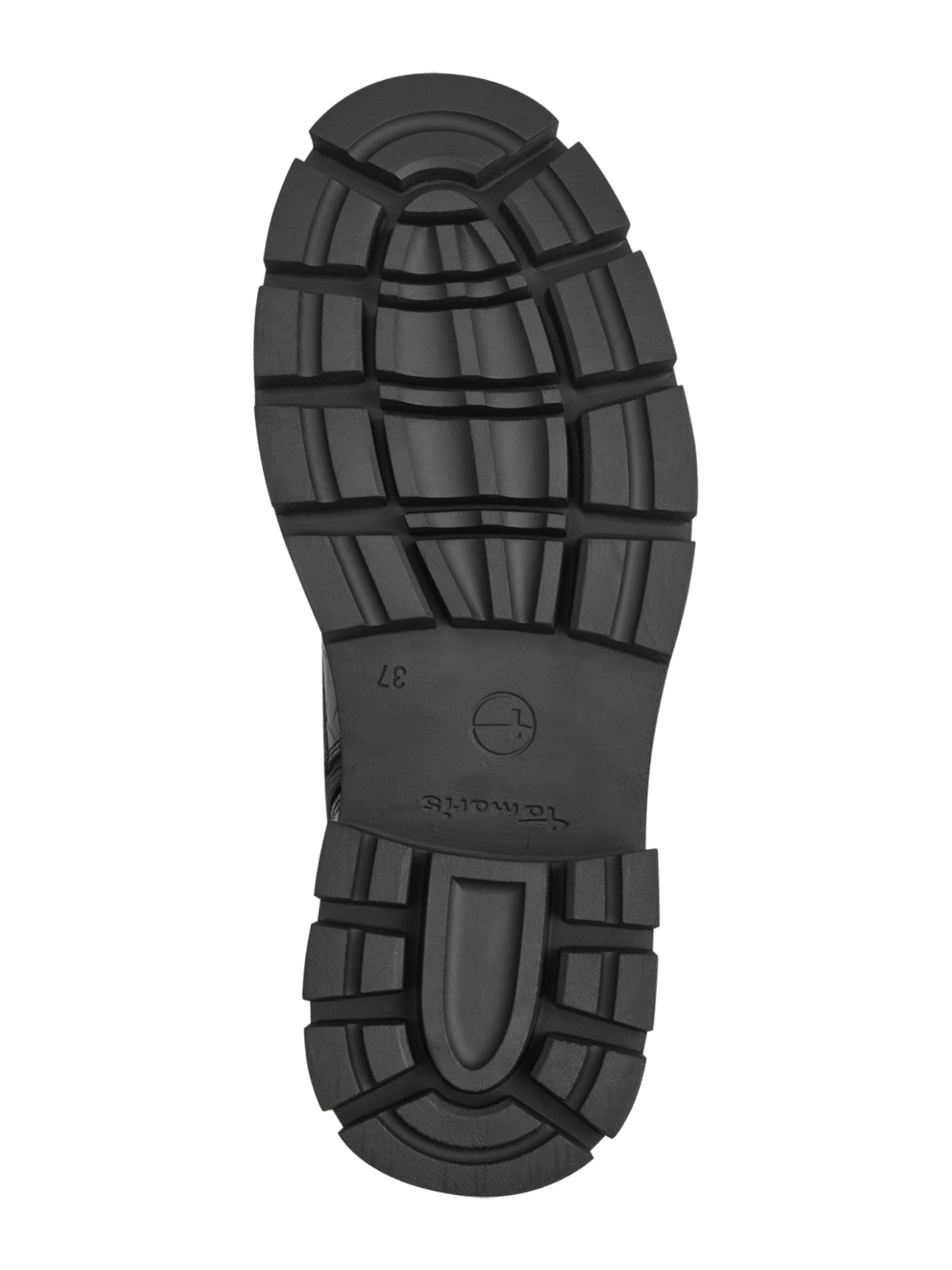 Tamaris Fűzős rövid szárú csizmák - fekete