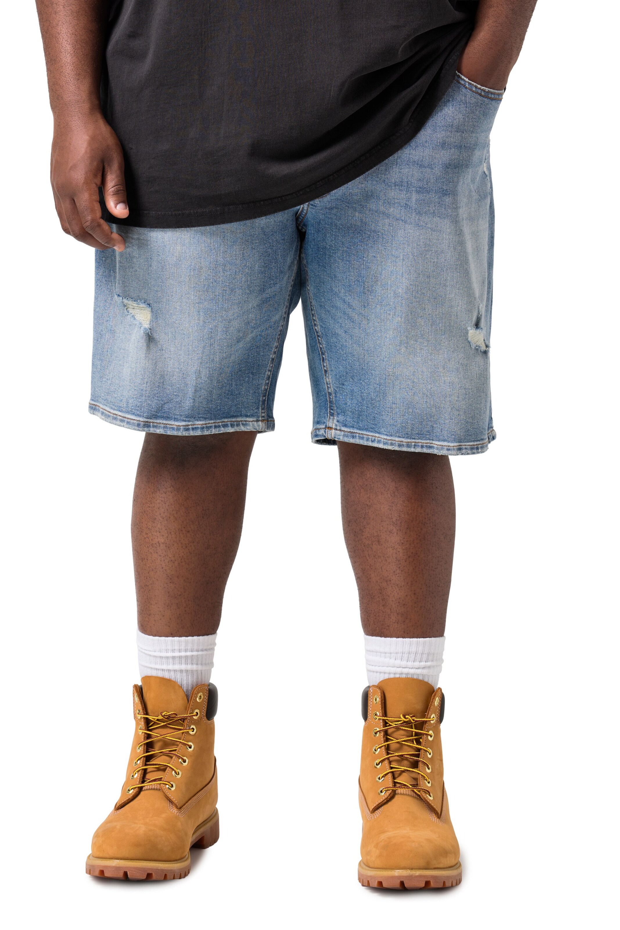 STHUGE Loosefit Jeans in Blau: Vorderseite