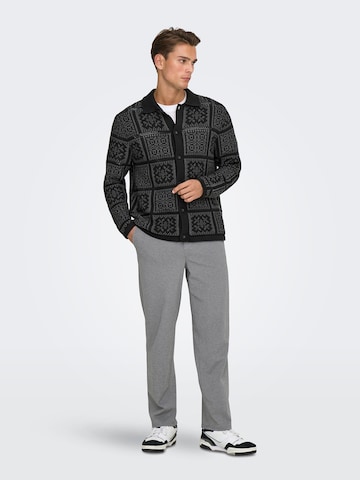 melns Only & Sons Adīta jaka