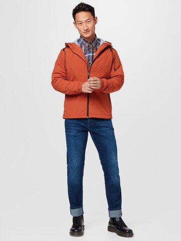 raudona JACK & JONES Demisezoninė striukė 'TAMPER'