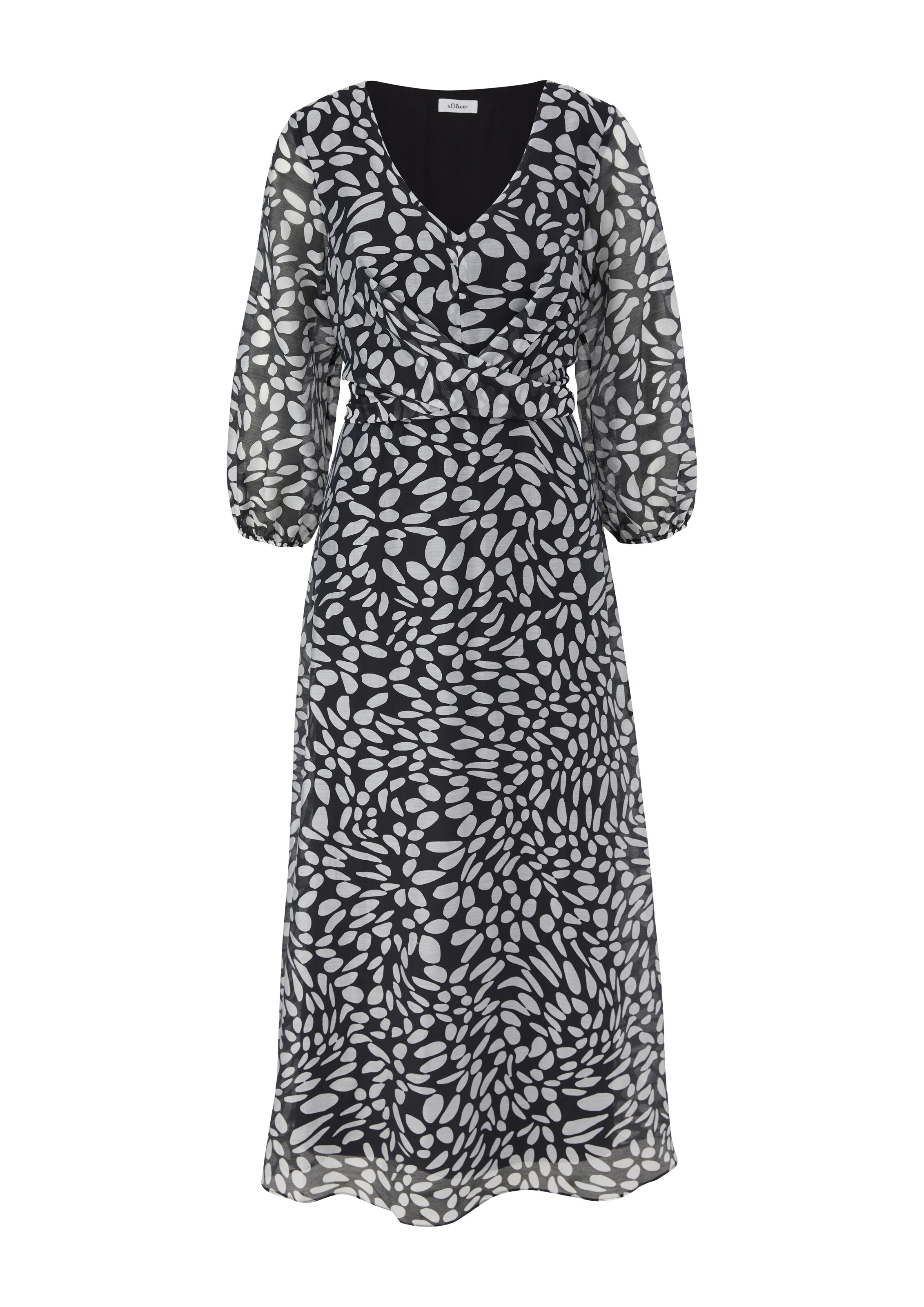 s.Oliver BLACK LABEL Jurk in Zwart: voorkant