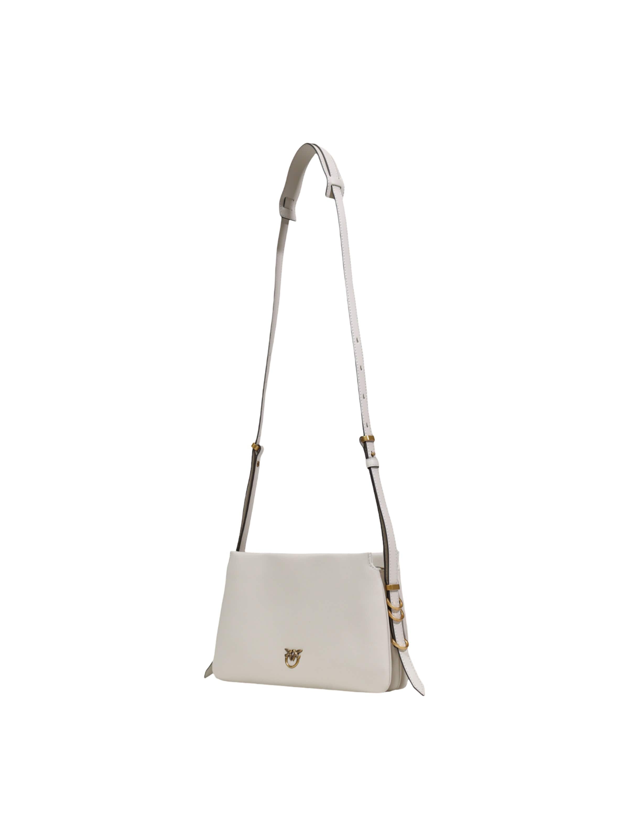 PINKO - Bolso de hombro 'TRIPLET MINI VITELLO MORBIDO 105883 A0QO' en blanco