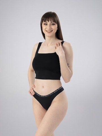 LEAFLETIC Panty in Black