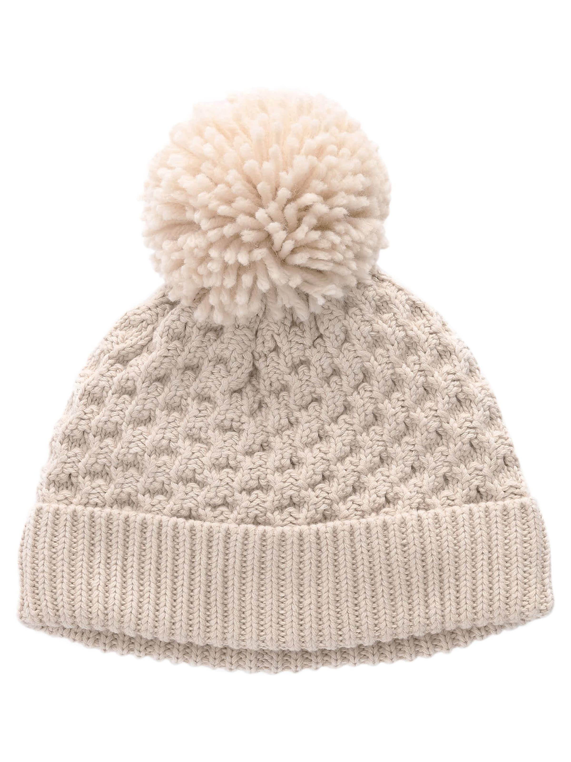 Next Čepice – béžová: přední strana