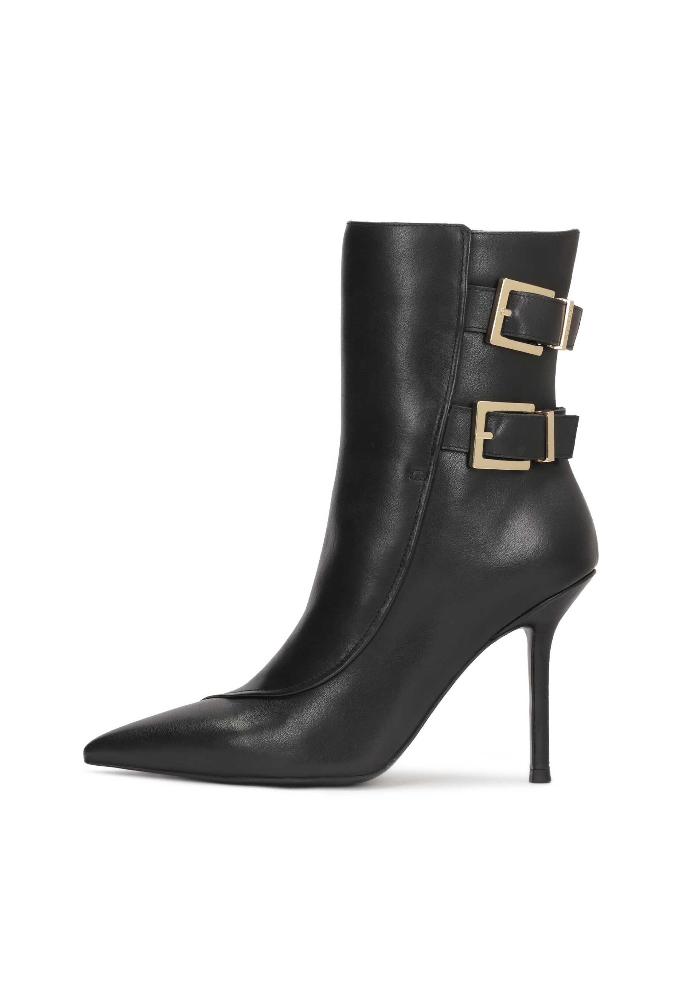 Kazar Členkové čižmy - Čierna: predná strana