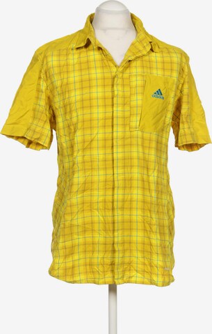 ADIDAS PERFORMANCE Button Up Shirt in XS in Yellow: front