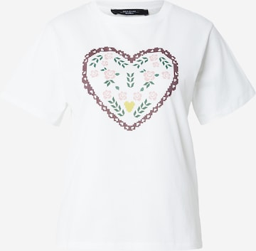 T-shirt 'TENUE' Weekend Max Mara en blanc : devant