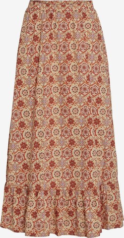 VILA Skirt in Orange: front