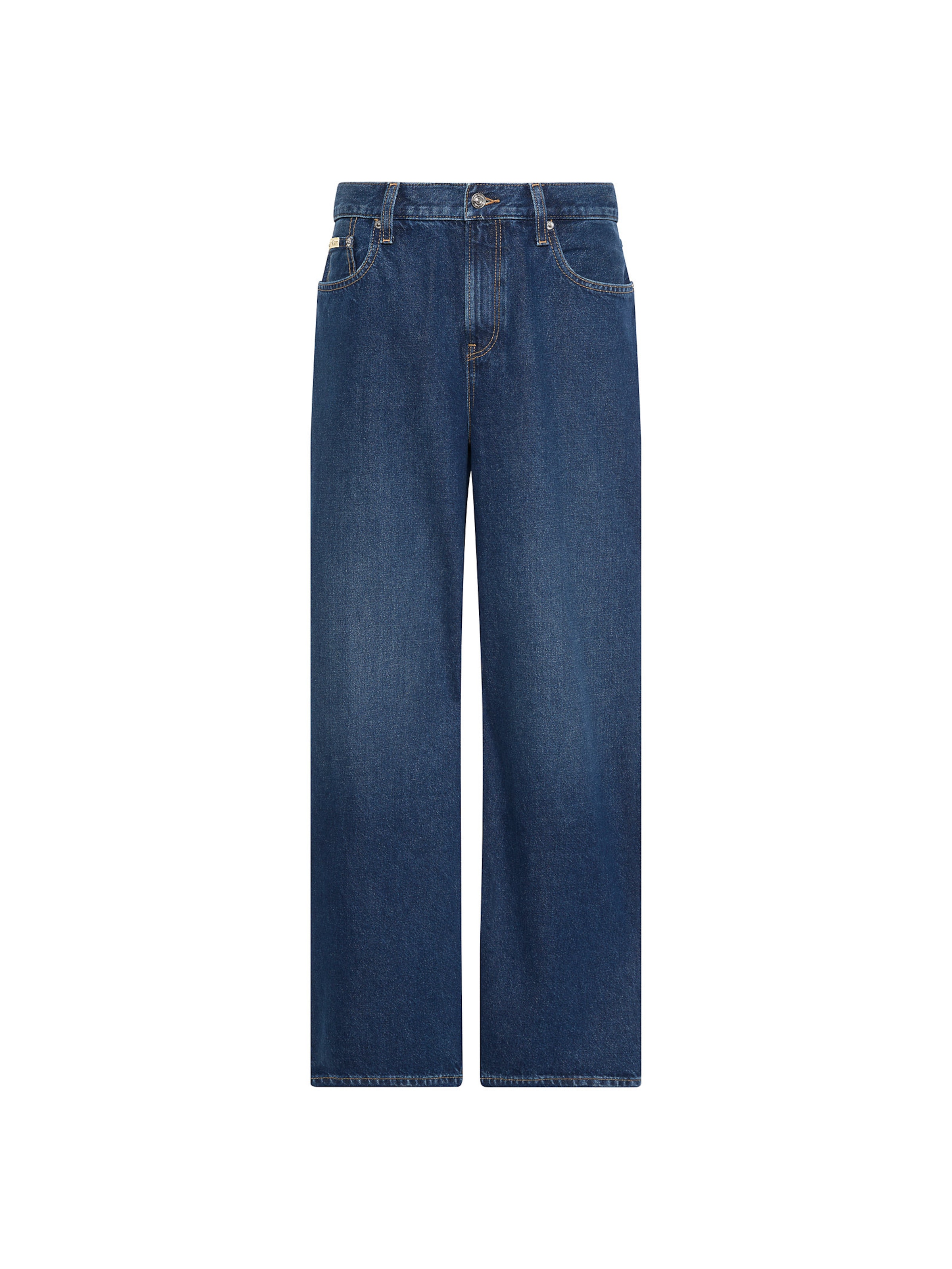 Baggy Jean Calvin Klein Jeans en bleu : devant