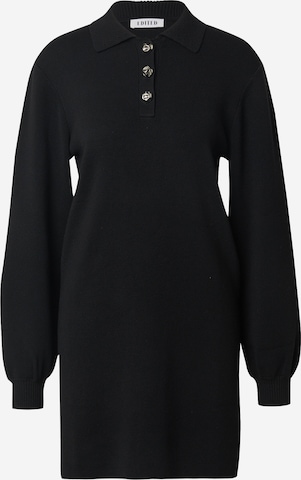 Rochie tricotat 'Jeni' de la EDITED pe negru: față