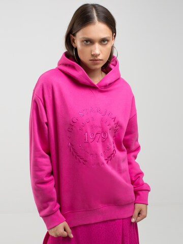 BIG STAR Sweatshirt 'Alexandrya' in Pink: predná strana