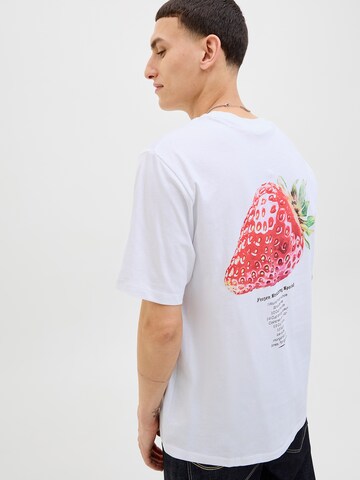 JACK & JONES T-Shirt 'JORBRADLEY' in Weiß: Vorderseite