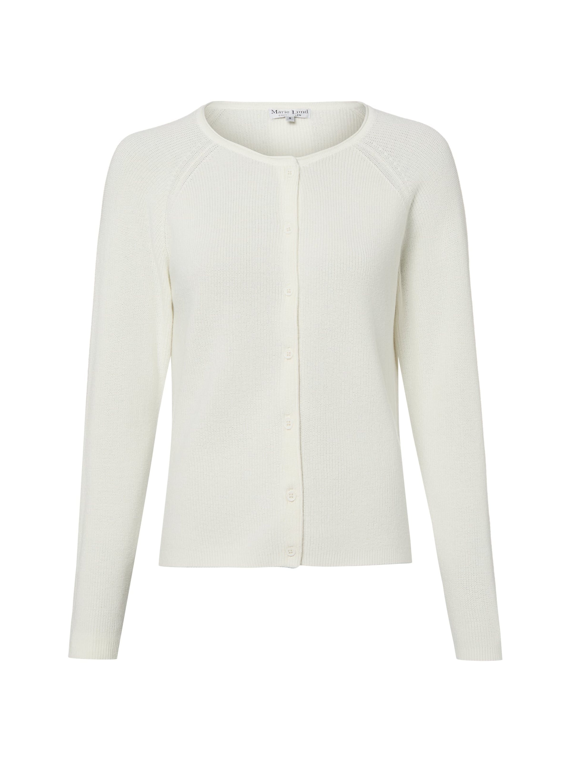 Marie Lund Cardigan en blanc cassé, Vue avec produit