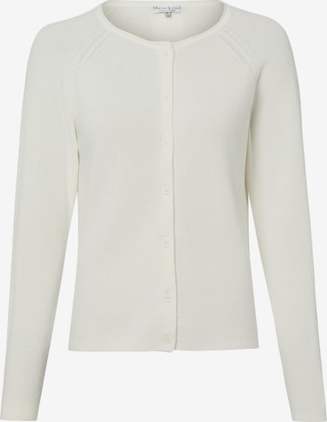 Cardigan Marie Lund en blanc : devant