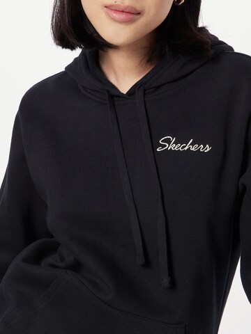 SKECHERS Sports sweatshirt in Black