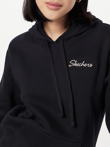 SKECHERS Athletic Sweatshirt in Black