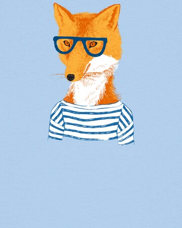 Watapparel Shirt ' Fuchs ' in Blau