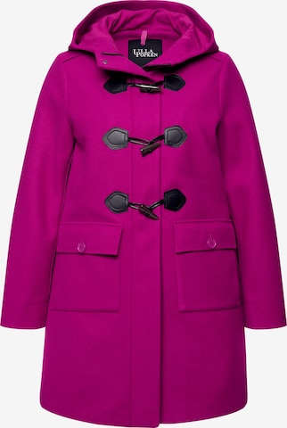 Ulla Popken Übergangsmantel in Pink: Vorderseite