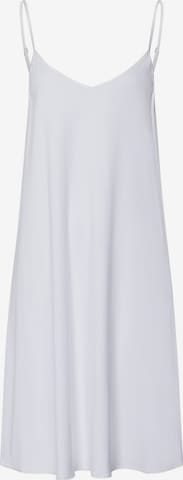 Hanro Pajama shirt ' Spaghettidress Cotton Silk ' in White: front