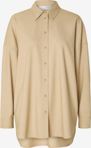 SELECTED FEMME Bluse i beige: forside