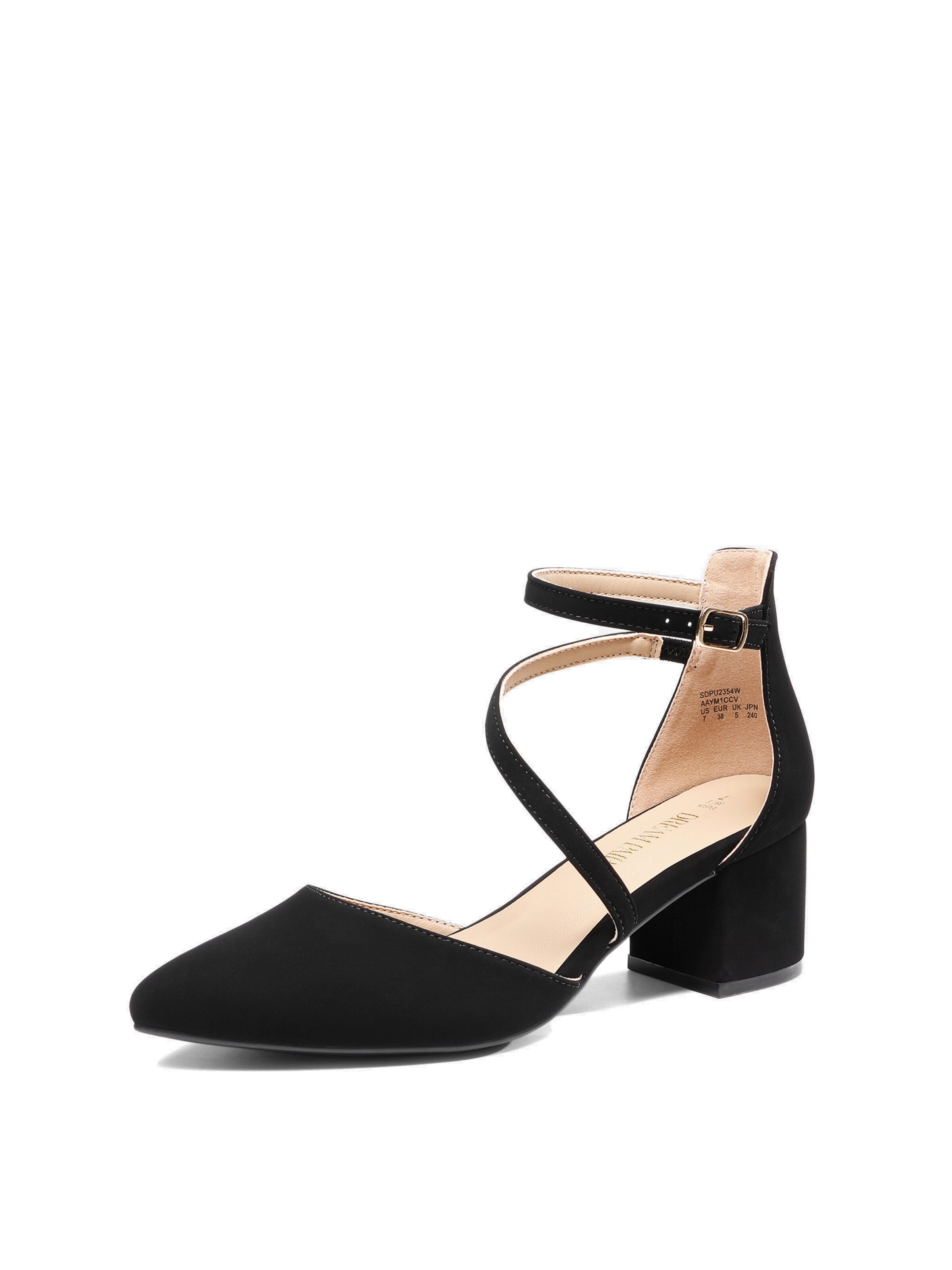Escarpins Dream Pairs en noir : devant