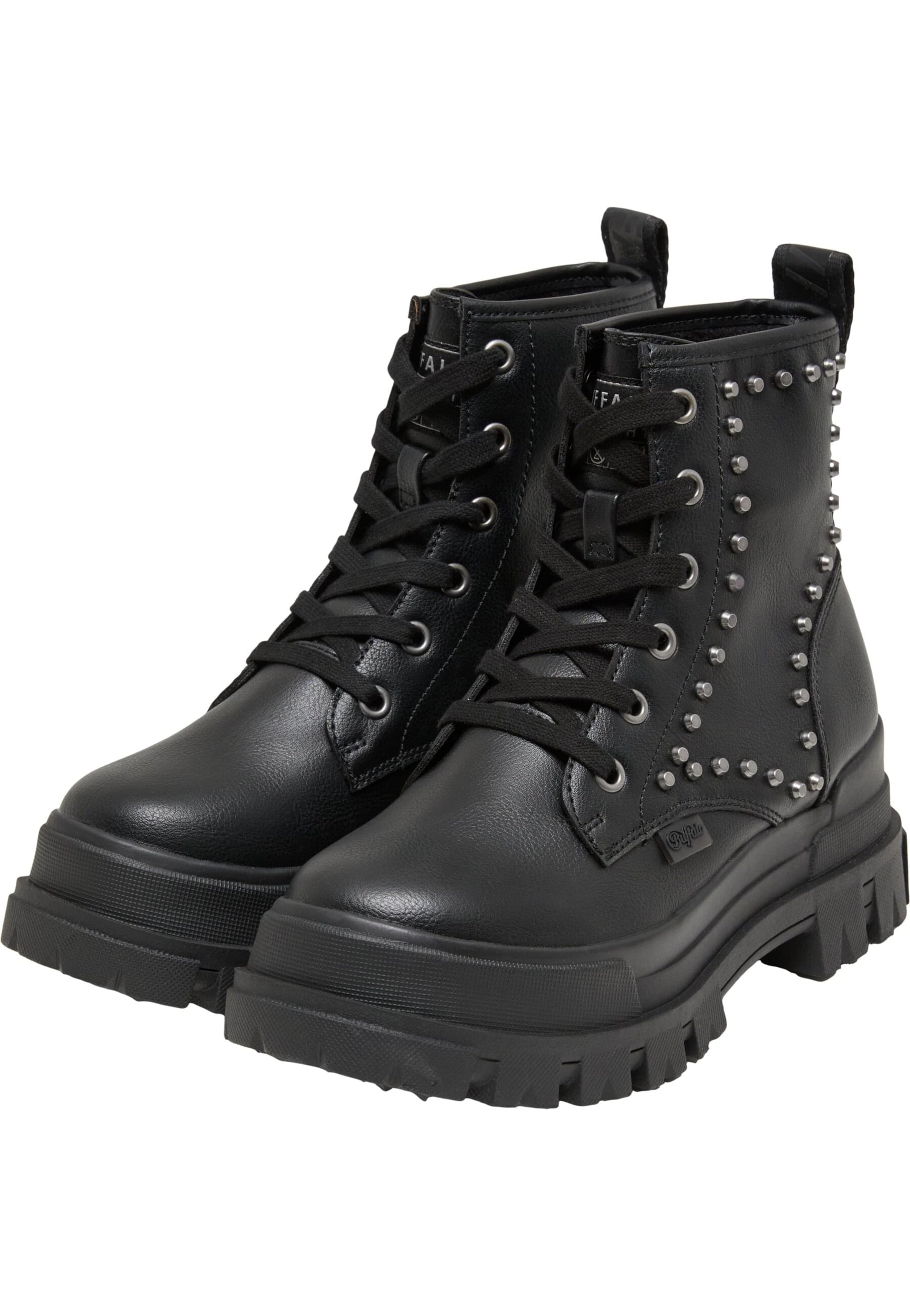 Bottines à lacets 'Aspha' BUFFALO en noir