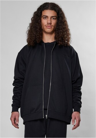 9N1M SENSE Sweat jacket 'Essential' in Black: front