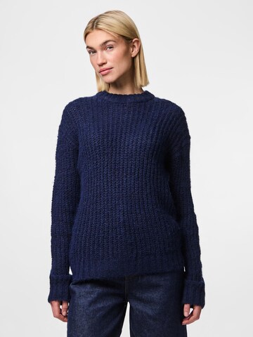 PIECES Sweater 'PCNina' in Blue: front