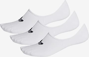 ADIDAS ORIGINALS regular Κάλτσες σουμπά 'Low Cut ' σε λευκό: μπροστά