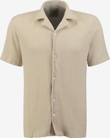 Key LargoRegular Fit Košulja 'KLSweden' - bež boja: prednji dio
