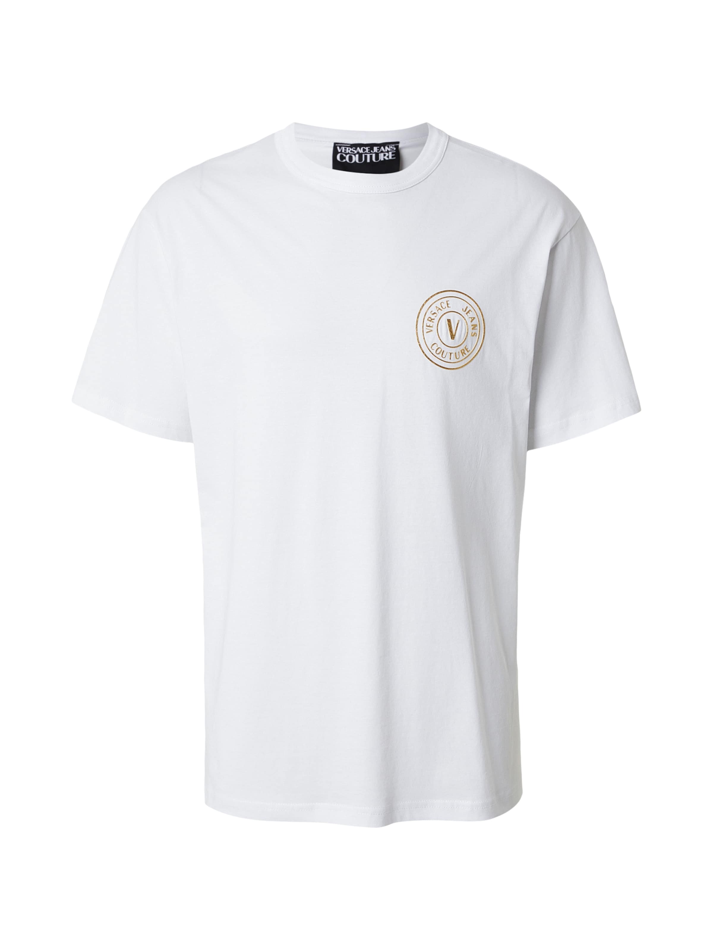 Versace Jeans Couture - Camiseta en blanco: frente