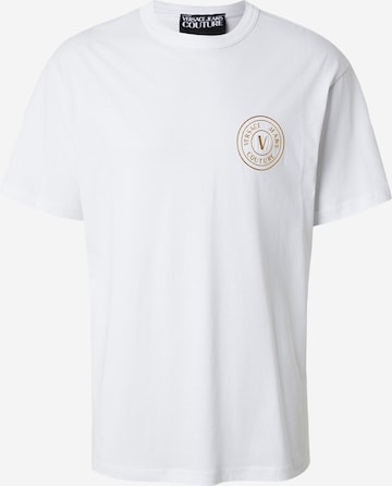 Versace Jeans Couture - Camiseta en blanco: frente