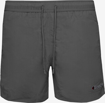 Champion Authentic Athletic Apparel Swimming Trunks in Grey: front