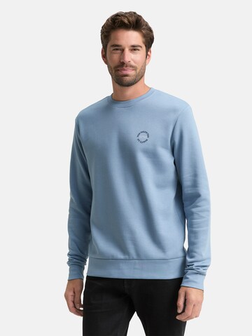 TOM TAILOR Sweatshirt in Blue: front