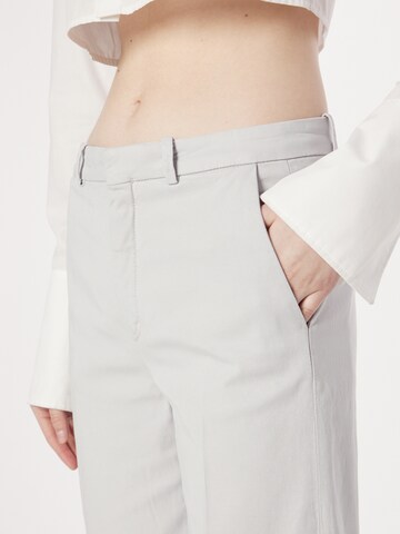 DRYKORN Regular Trousers with creases 'SERIOUS' in Grey