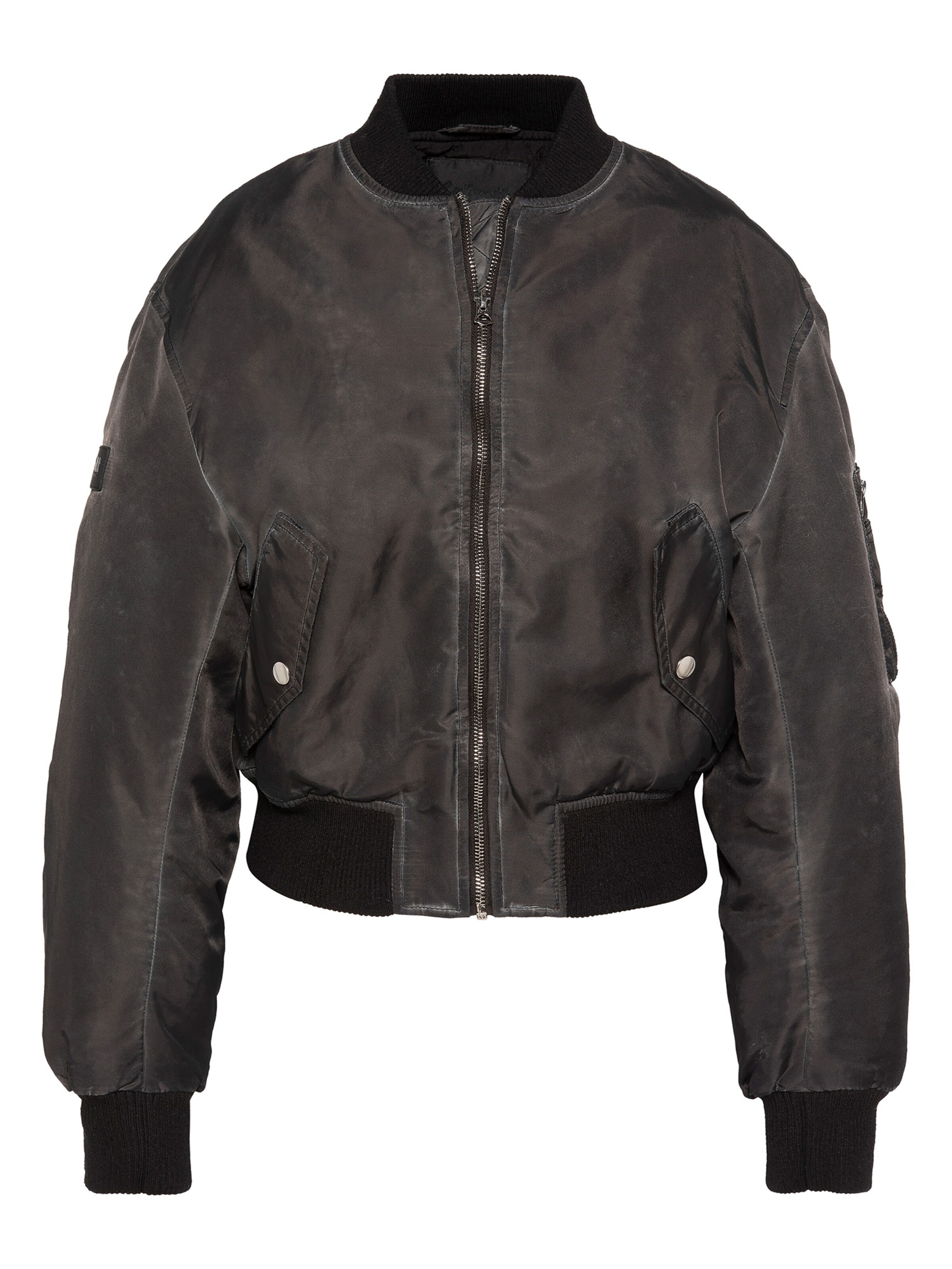 Schott NYC Übergangsmantel‌‌‌‌‌‌ in Schwarz: Vorderseite