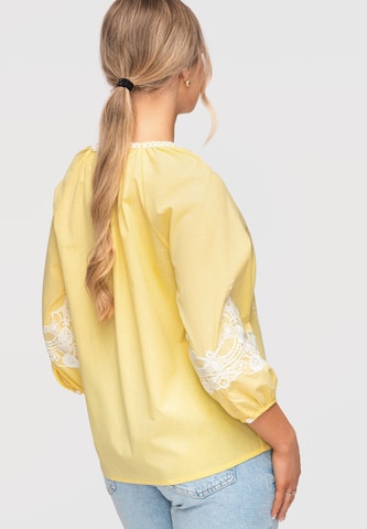 Ombre Blouse in Yellow