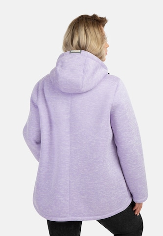 Schmuddelwedda Fleece jas in Lila