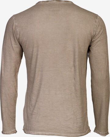 TREVOR'S Langarmshirt in Braun