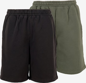 Pantalon Urban Classics en vert : devant