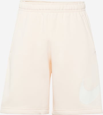 Pantaloni 'Club' de la Nike Sportswear pe roz: față