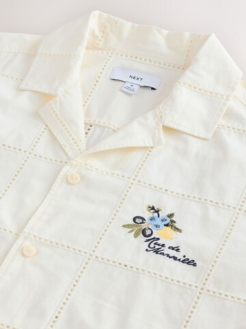 Coupe regular Chemise Next en blanc
