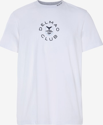 DELMAO Shirt in White: front