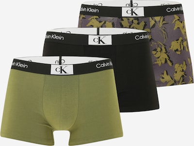 Boxeri Calvin Klein Underwear pe oliv / lila / negru / alb, Vizualizare produs