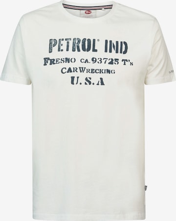 Petrol Industries Футболка в Белый: спереди