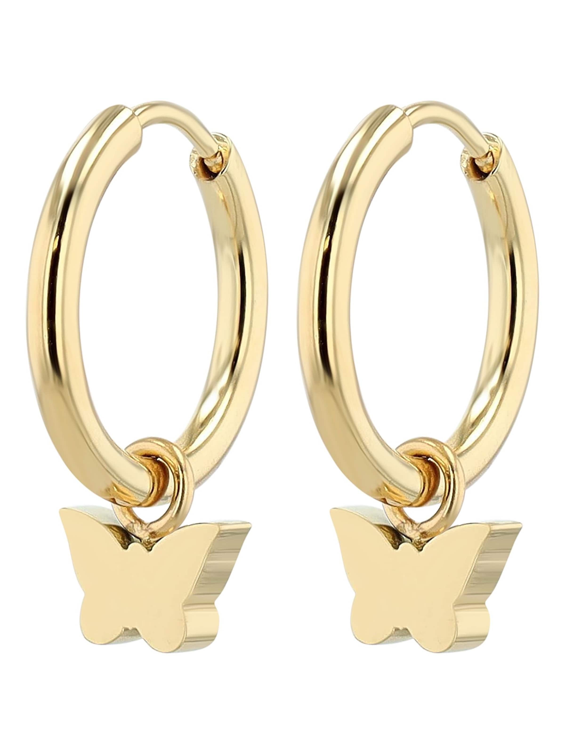 Akzent Earrings 'Sienna, langlebig' in Gold: front