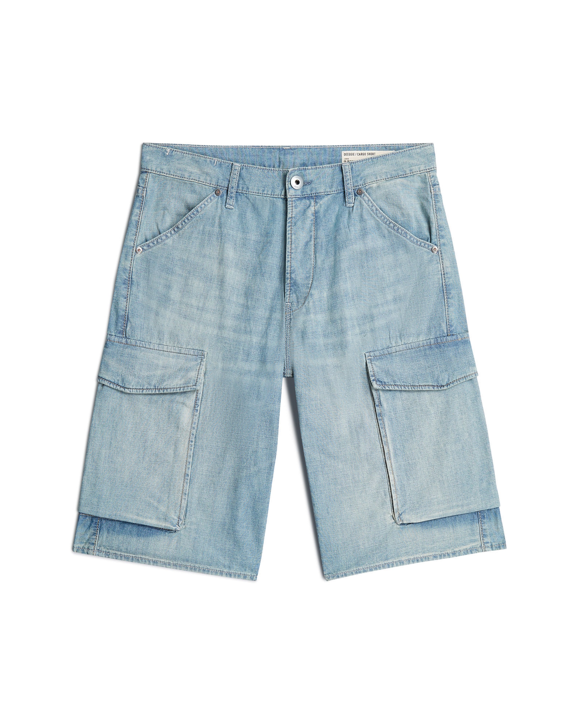 G-STAR Regular Shorts - 'Deegie Cargo Shorts' in Blau: Vorderseite