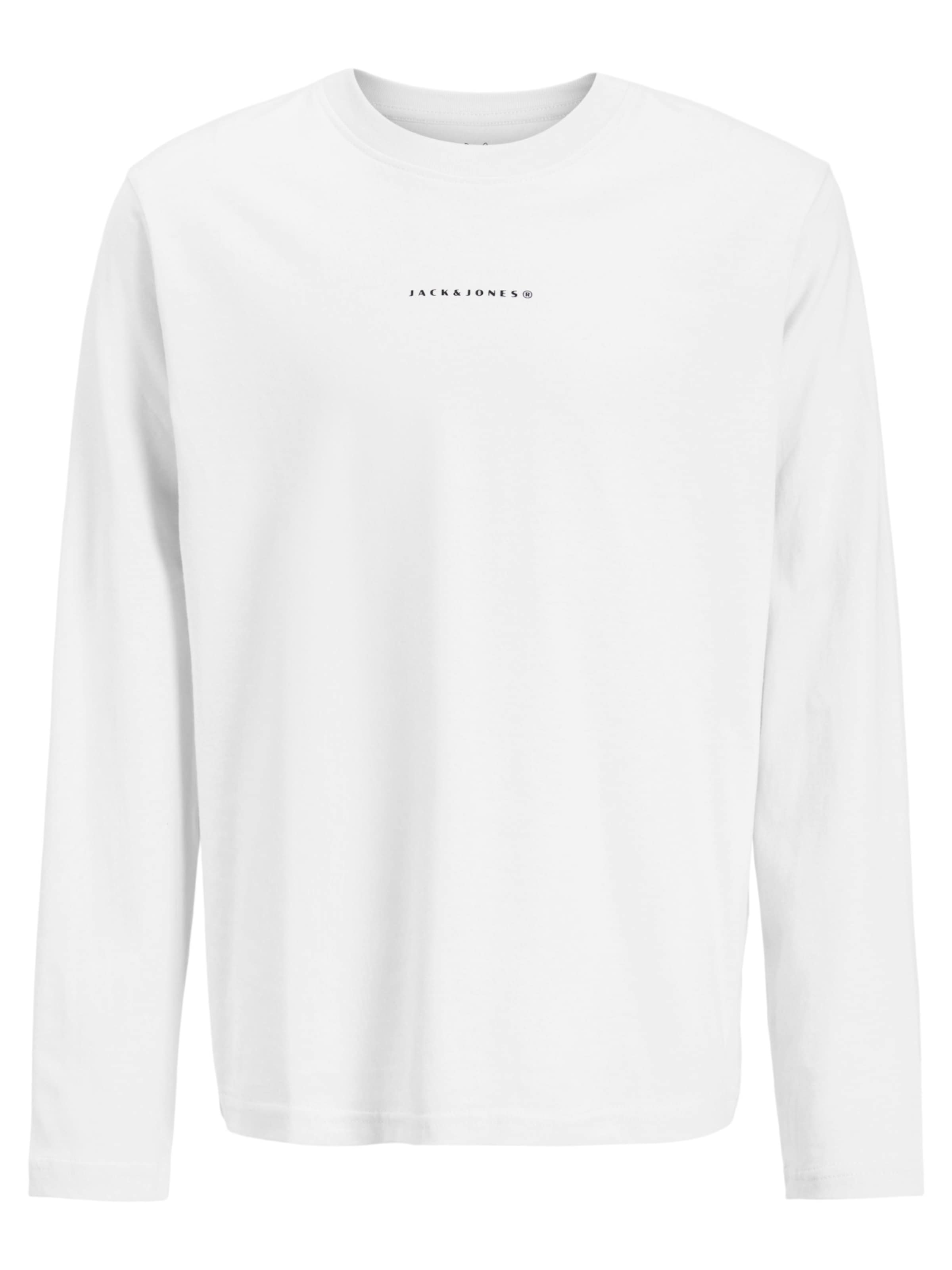 T-Shirt Jack & Jones Junior en blanc : devant