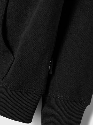 NAME IT - Sudadera con cremallera 'NKMNes' en negro