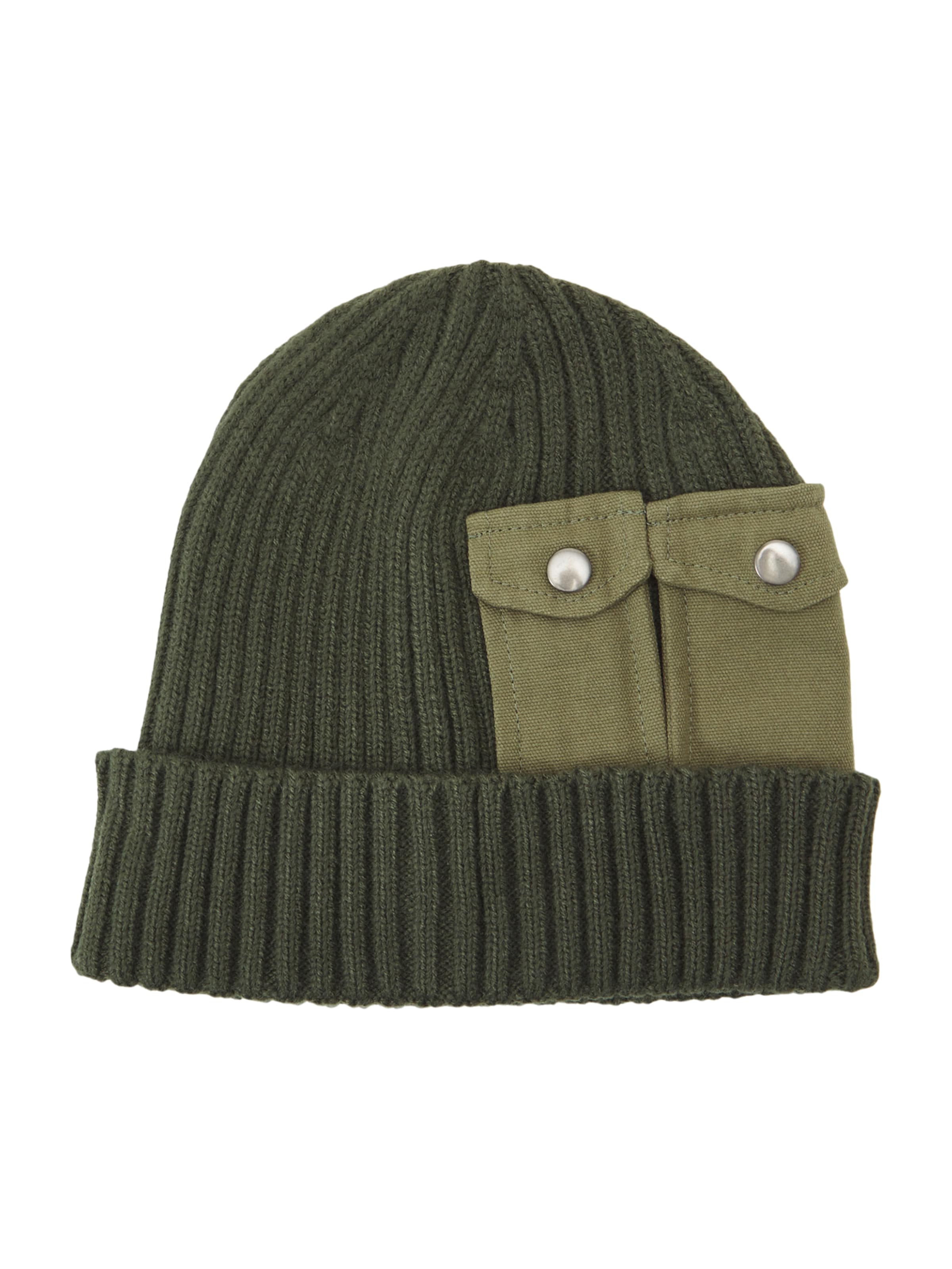 ALPHA INDUSTRIES Шапка в Зеленый: спереди